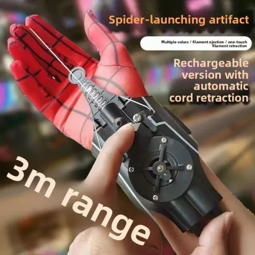 Marvel Legends Spiderman Web Shooters Toy Spider Man Wrist Launcher Cosplay Peter Parker Accessory Prop Gloves