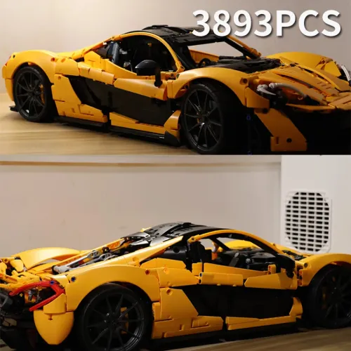 McLaren P1 block sports car mechanical assembly model