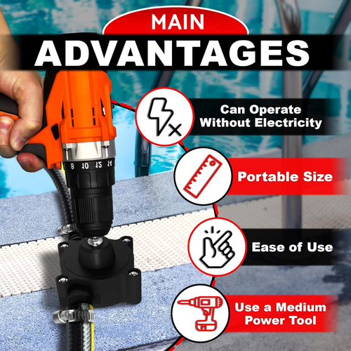 Portable Electric Drill Pump