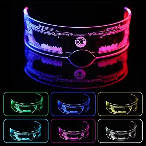 Cyberpunk LED Luminous Glasse