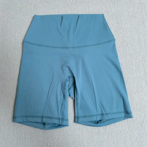 Solid Color Women Fitness Sports Short High Waist Yoga Short Leg Cycling Comprehensive Training Jog Squat Proof
