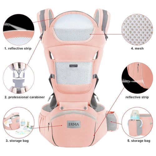Baby carrier waistband