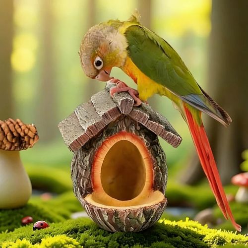 Outdoor bird feeder for garden decoration