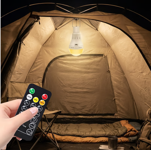Multifunctional Portable Rechargeable LED Bulb with Remote Control