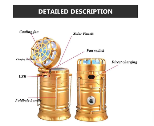 Outdoor Camping Lamp Power Bank LED USB Solar Led Torch Mobile Telescopic Portable Led Camping Lantern With Ceiling Fan