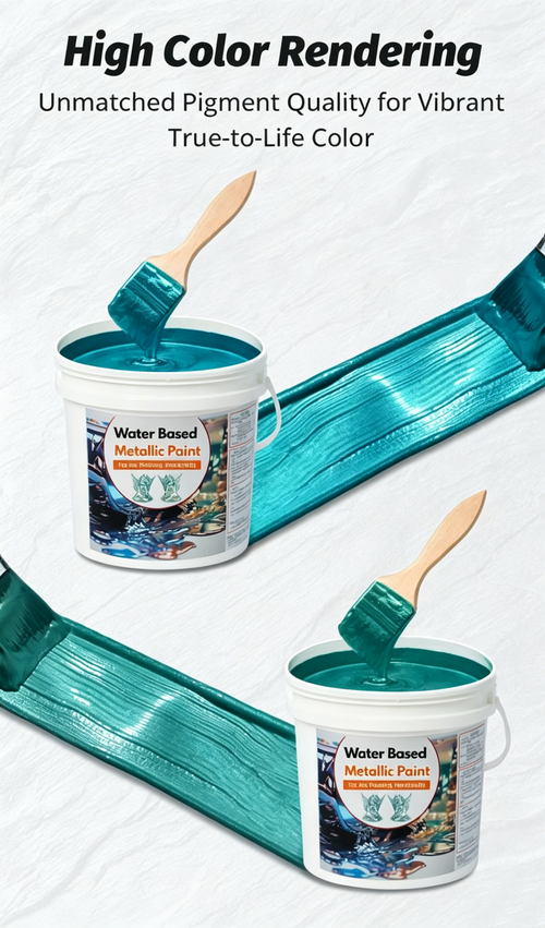 100g Water-based paint, electroplated blue