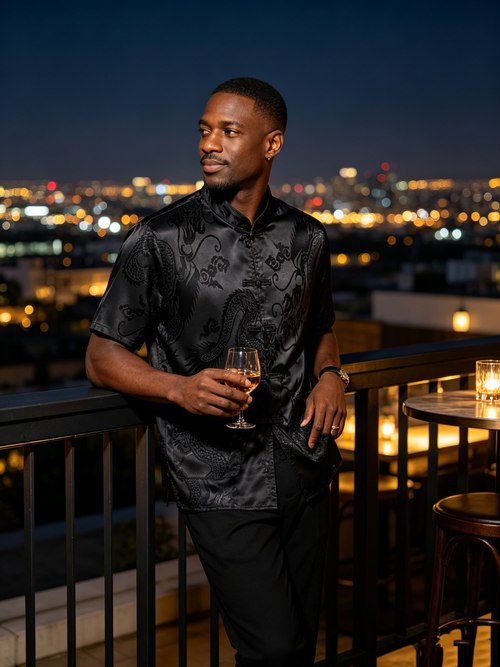Advanced men's short sleeved shirt
