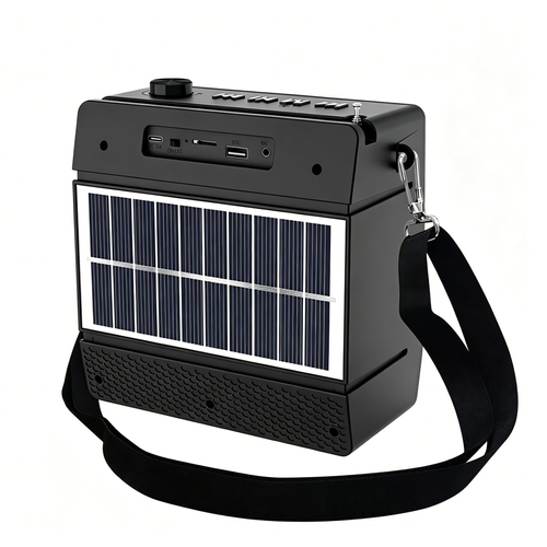 2026 New Solar Powered Wireless Bluetooth Speaker FM Radio
