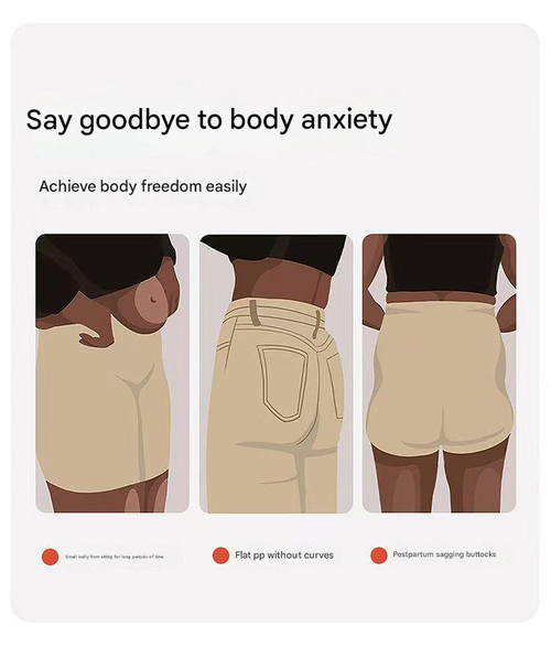 2 piece Hoge Taille Shaping Shorts voor Dames met Buikcorrigerend Effect