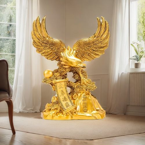 Eagle Ornament — Wealth-Attracting Decor for Living Rooms and Executive Offices  Ideal Gift for Corporate Spaces, Retail Shops, Housewarmings, and Grand Openings