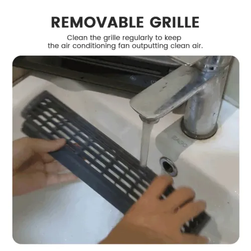 Mini Wall-Mounted Air Conditioner - Ice Mist Particle Cooling for Kitchen, Bathroom, & Bedroom