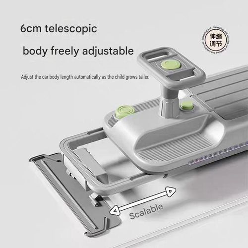 Electric car floor cleaner kart