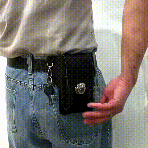 📱Lederen hoesje voor mobiele telefoon