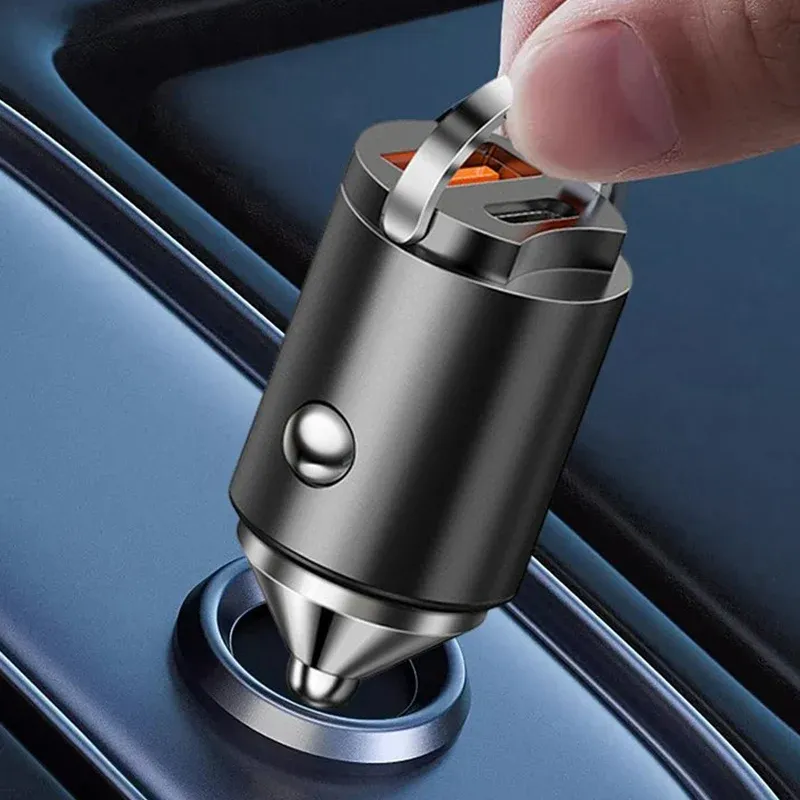 🔥Ultrafast Car Charger – Dual Port PD & QC Fast Charging | 50% Off