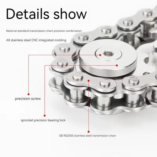 Stainless Steel Gear Hain Gyroscope Toy