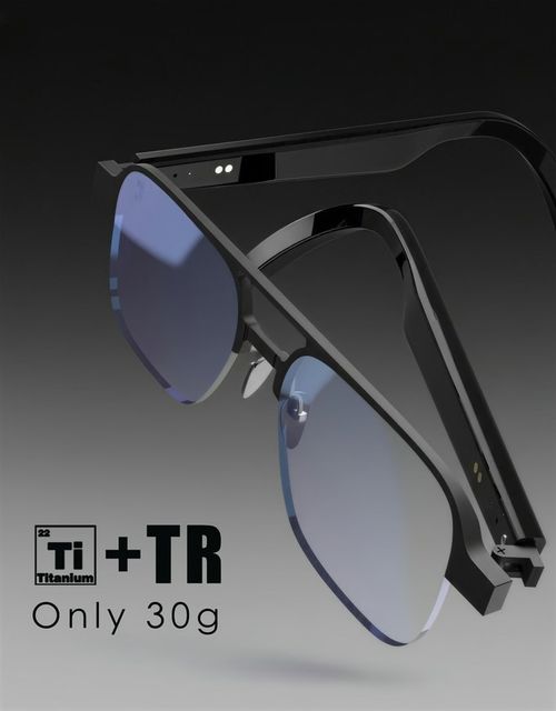 Smart glasses support music playback, phone calls, and AI translation.
