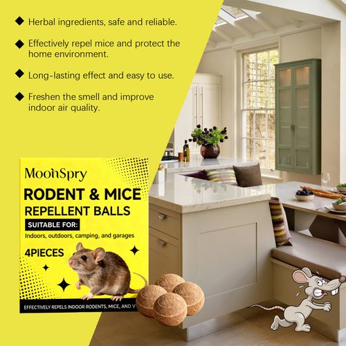 Mouse & Rat Repellent Balls-1 Box (4 Pieces)