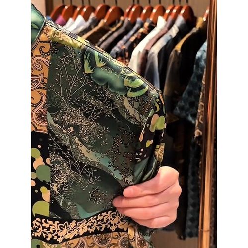 Men's Summer Floral Collared Shirt – Affordable Luxury Plus-Size Trendy Brand