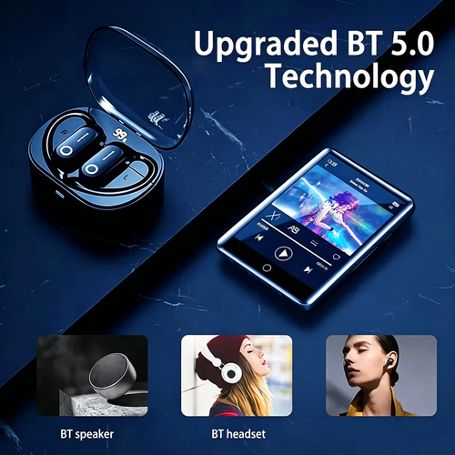 No Wi Fi playback for audio and video -3.0-inch MP3 MP4 music player, touch screen, FM e-book