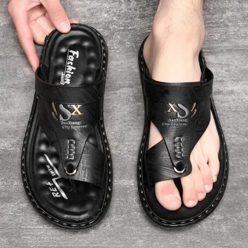 Men's Sandals Summer Soft soled Anti slip Beach Shoes Male Outdoor comfortable Men slippers Luxury High Quality sandalias
