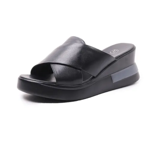Women Wedge Platform Sandals Peep Toe Sandals Summer Open Toe Casual Thick Sole Sandals Footwear Zapatos Mujer