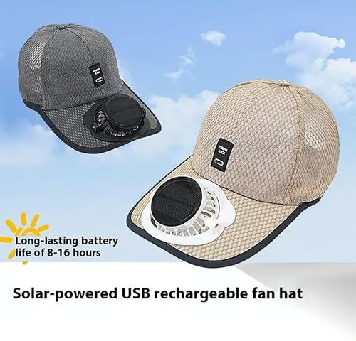 🔥Solar Rechargeable Peak Cap🧢