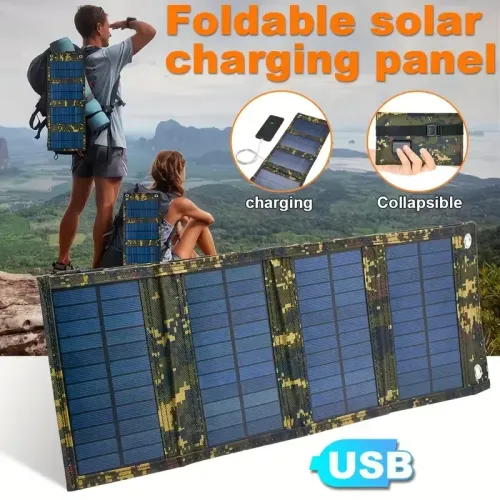 20W solar panel photovoltaic charging emergency mobile power supply