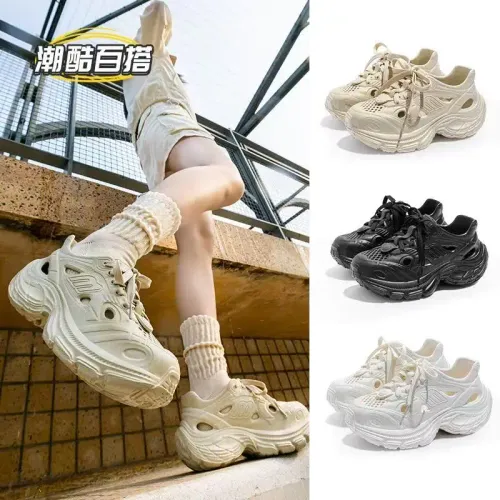 Breathable Chunky Sneakers Women EVA Non Slip Wading Platform Shoes Woman Outdoor Thick Sole Sports Shoe