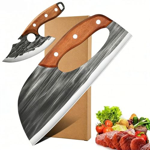 2pcs Hand-Forged Kitchen Knife set