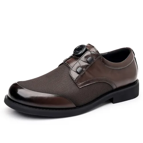 2026 Hot Selling British Style Mens Casual Shoes High-end Comfortable Fashionable Leather Shoes Simple and Versatile Work Shoes
