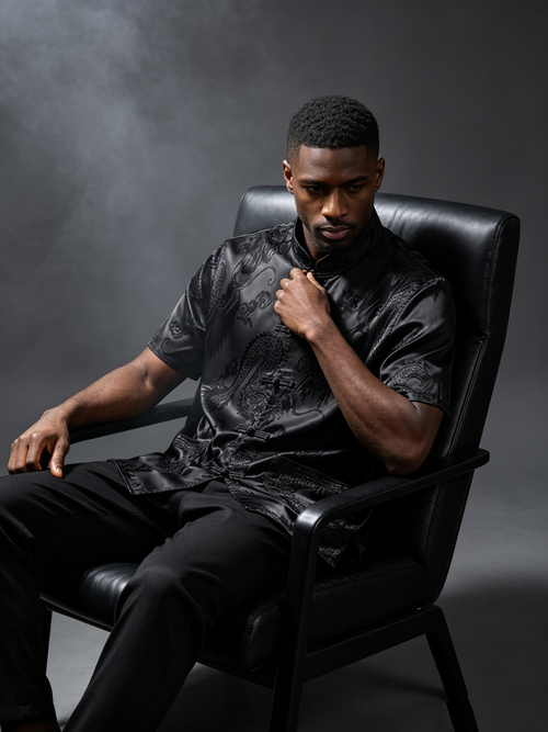 Advanced men's short sleeved shirt
