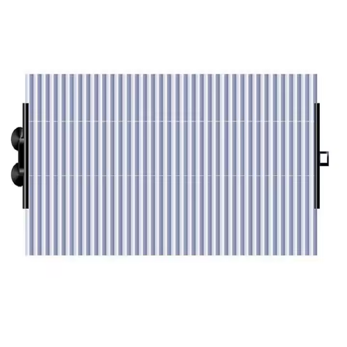 Foldable car sunshade pleated shade anti-ultraviolet