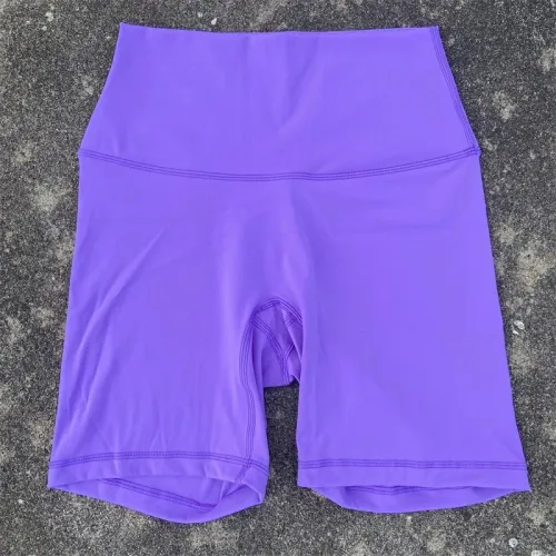 Solid Color Women Fitness Sports Short High Waist Yoga Short Leg Cycling Comprehensive Training Jog Squat Proof