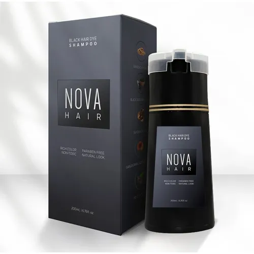 Hair Dyeing Shampoo White Hair Quickly Dyed Black 3-in-1