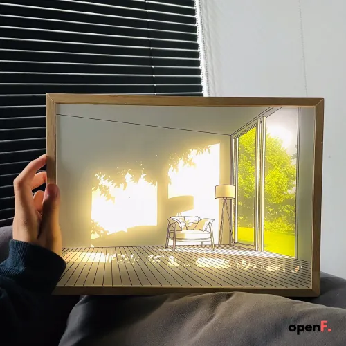 Sunset Mood Photo Frame Lamp