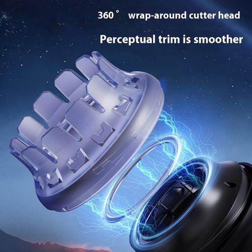Professional Cordless USB Mini Rechargeable Electric Rotary Hair Clipper Round Blade Beard Trimmer
