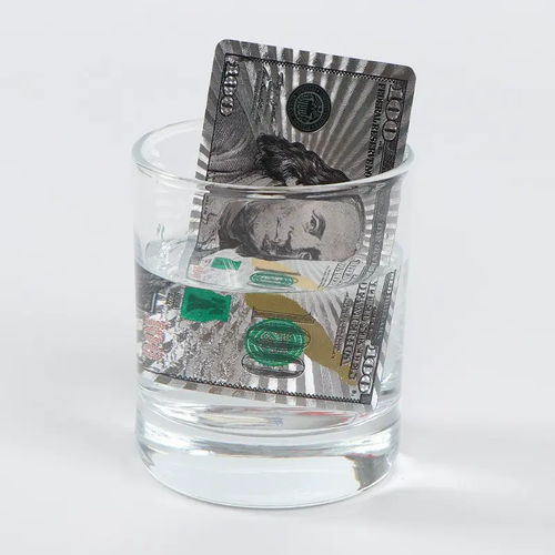 Franklin Portrait Waterproof Playing Cards, Luxurious Diamond Finish, Water-Resistant and Reliable: Durable Flexible Poker Deck for Game Night Gifts