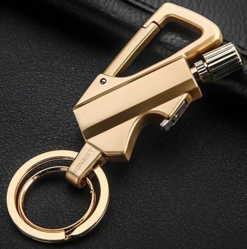 New Multifunctional Match coal oil Lighter Outdoor Waterproof Portable Wine Open Keychain Men Smoking Accessories Gifts