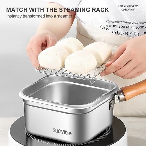 Made in Germany Multifunctional Portable Stainless Steel Japanese Deep Drain Fryer Tempura Deep Fryer