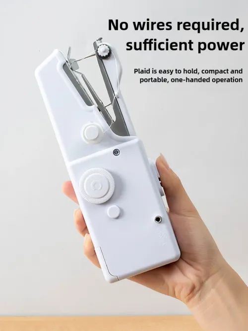 Includes a deluxe accessory bundle. Sewing machine household small multi-function portable mini DIY manual tailor sewing machine manual sewing machine