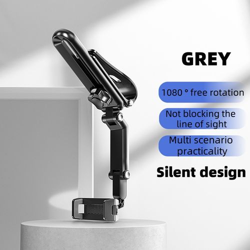 Foldable car phone holder 360 degree rotating car rearview mirror