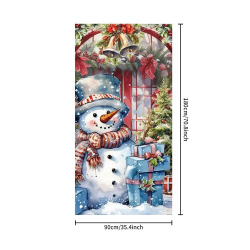 Santa Claus Party Decoration Banner Door Banner