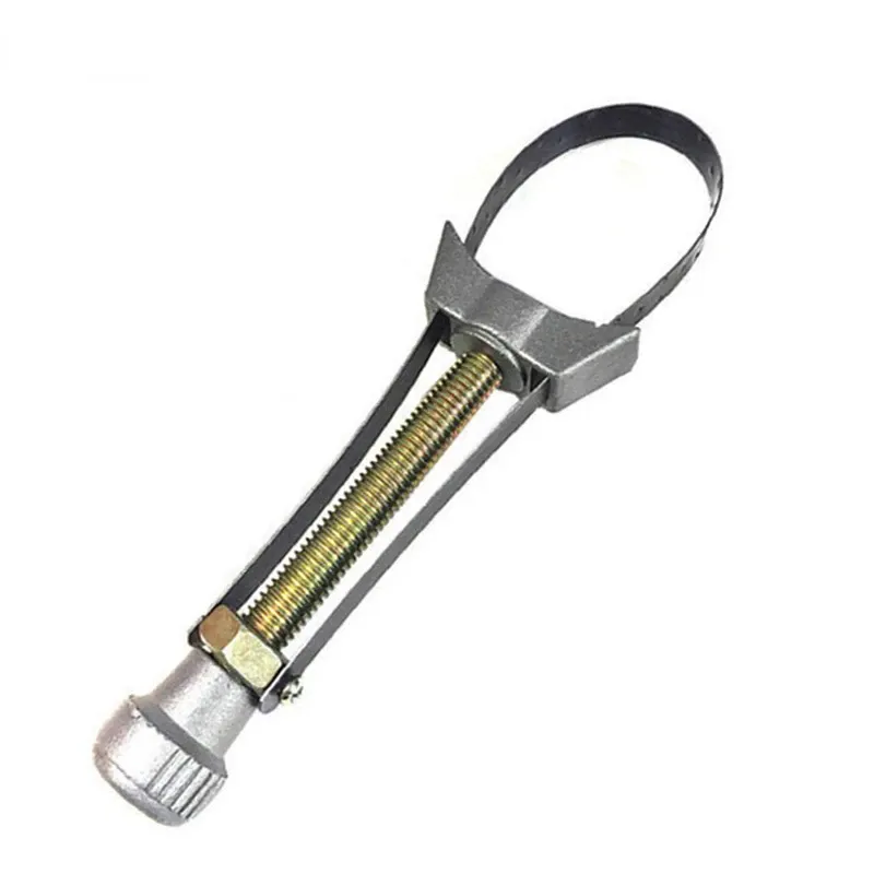 Car Oil Filter Removal Too Hand Tools Adjustable Automobile 60mm to120mm Diameter Steel Strap Wrench Spark Plug Repair Tool