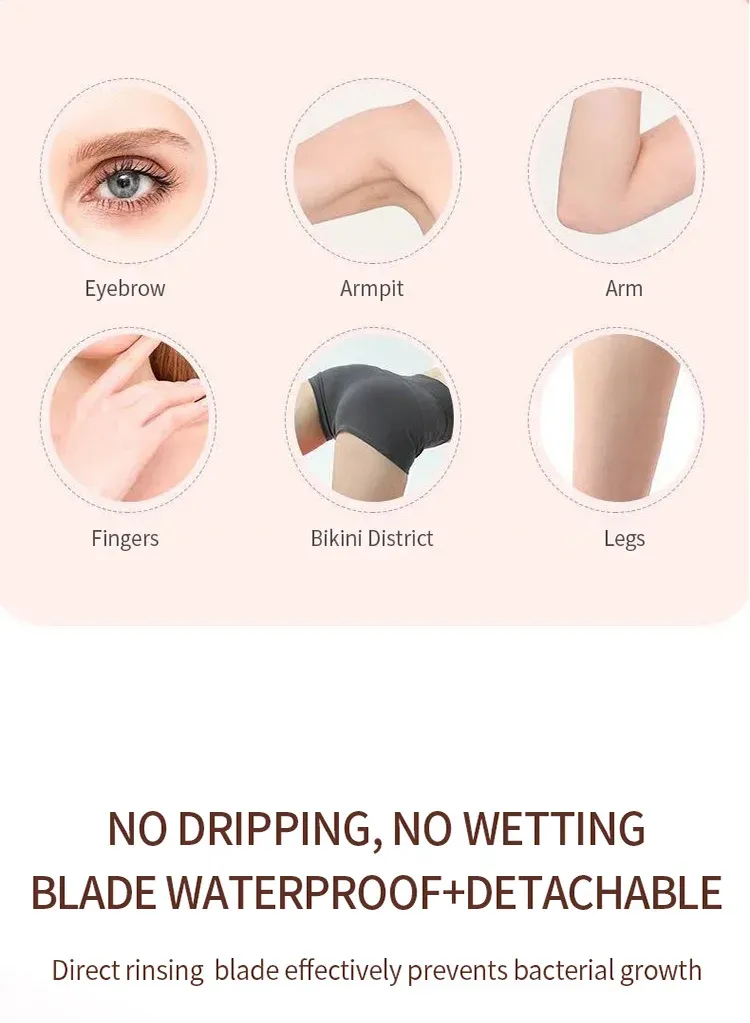 2026 New Electric Eyebrow Trimmer Pen Automatic Hair Removal Razor for Women Men Facial Shaver Beauty Tool Epilator