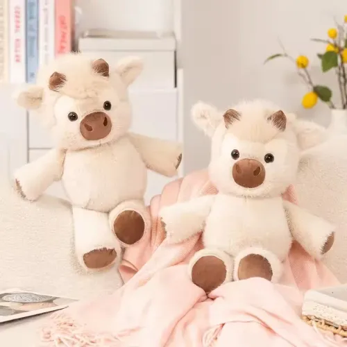 Cute highland cow plush toy 45cm