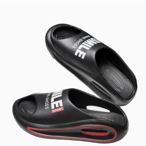 Men's Non-Slip Beach Sandals with Lightweight Round-Toe Arch Support Design, Comfortable Eva Sandals Suitable for Everyday Street Style
