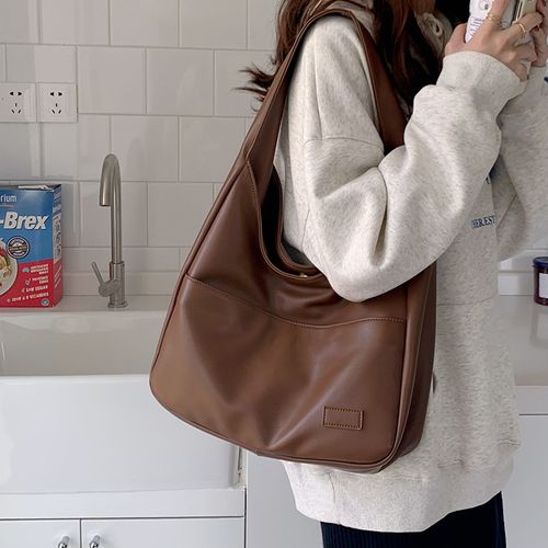 Large capacity bag ladies 2025 new style fashionable simple shoulder bag