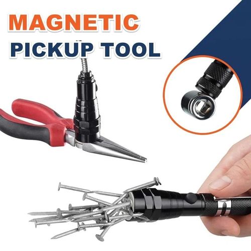 Multifunctional Telescopic Work Light Portable Bendable Flashlight for Car Repair, Camping, Emergency