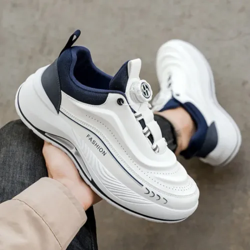 Profession Men's Outdoor Sneakers Fashion Elastic Breathable Running Shoes Spring Trendy Versatile Male Casual Shoes Zapatillas