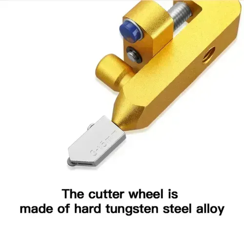2-in-1 Manual Tile Cutter Tool with Breaking Pliers,Glass Tile Cuttter with 3-15 mm 3 Tungsten Steel Blade Manual Glass Hand Tool for Home DIY Cutting Glass